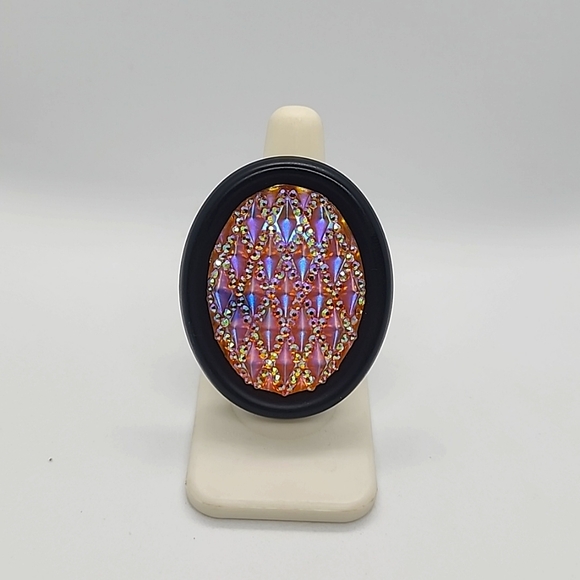 GASOLINE GLAMOUR RHINESTONE RING - Picture 1 of 7